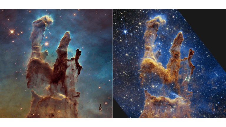 Hubble and Webb Telescope Images