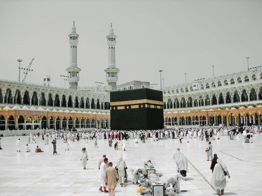 Photo of the Holy Ka'bah in Makkah